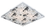 Plafoniera Candellux Vagante 40x40 nera cromata 3xE27