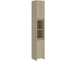 Cassettiera da Bagno Alta - Cassettiera da Bagno a Colonna - Cassettiera da Bagno Verticale - Piccola Cassetta con Porte