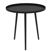 Tavolino da esterno rotondo ¨C zephmum ¨C acciaio nero 40x50 cm