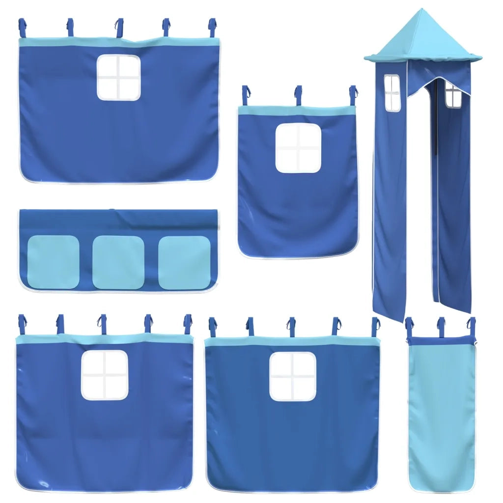 Tende per Letto a Soppalco con Torre Blu in Poliestere CFW5146731