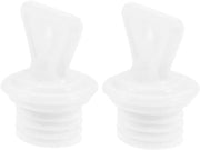Set di 2 Bocchette di Acciaio Inox per Bollitori in Acciaio Inox con Impermeabilizzazione per Bollitori in Acciaio Inox, Bianco