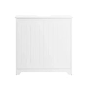 Mobile Sottolavabo Mobile Bagno Mobile Base Per Lavabo Con 2 Ante Bianco 60x30x60cm BZR108-W SoBuy