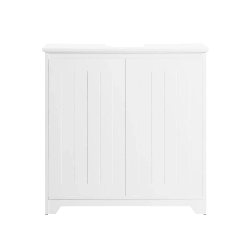 Mobile Sottolavabo Mobile Bagno Mobile Base Per Lavabo Con 2 Ante Bianco 60x30x60cm BZR108-W SoBuy