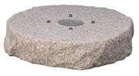 Base per Fontane Ø40 cm Preforato in Granito Rosa Belfer 42/BSG