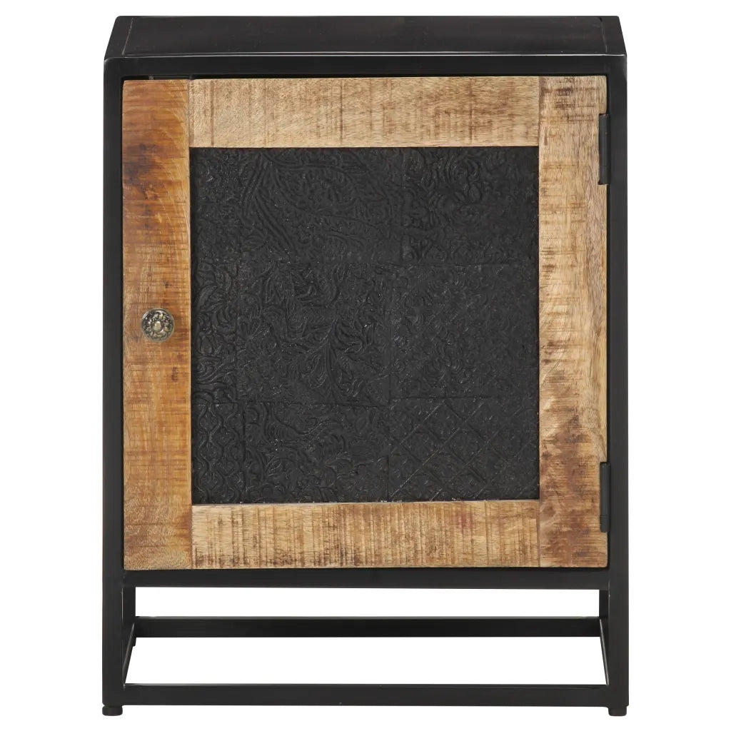Comodino 40x30x50 cm in Legno di Mango Grezzo cod mxl 30162