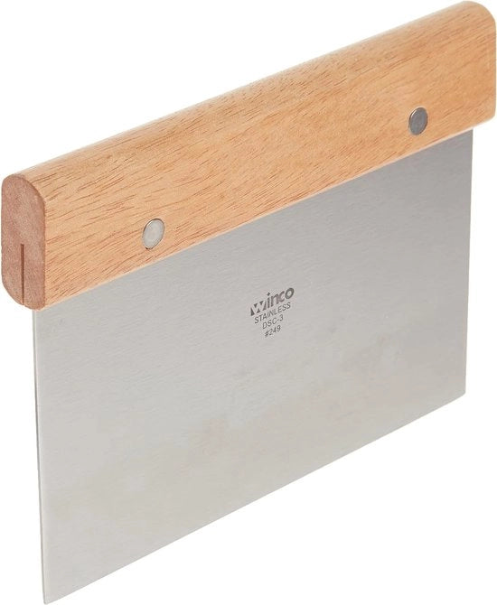 Set di 2 raspatelli in acciaio inox con maniglia in legno - Ideali per la lavorazione della pasta
