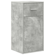 Credenza | Madia | Buffet da pranzo | Armadio da pranzo con cassetto Grigio cemento 38 x 34 x 75 cm