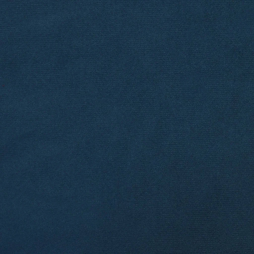 Divano Sedia-Poltrona Relax con Poggiapiedi Blu in Velluto 121652