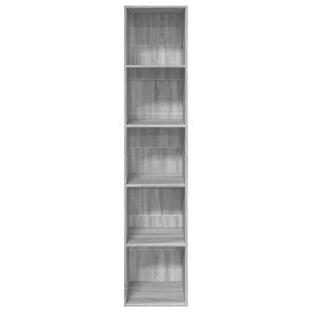 Libreria Grigio Sonoma 40x30x189 cm in Legno Multistrato 857890