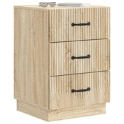 Comodino | Armadio da Notte | Mobiletto da notte con cassetto Rovere Sonoma 43 x 41 x 63,5 cm