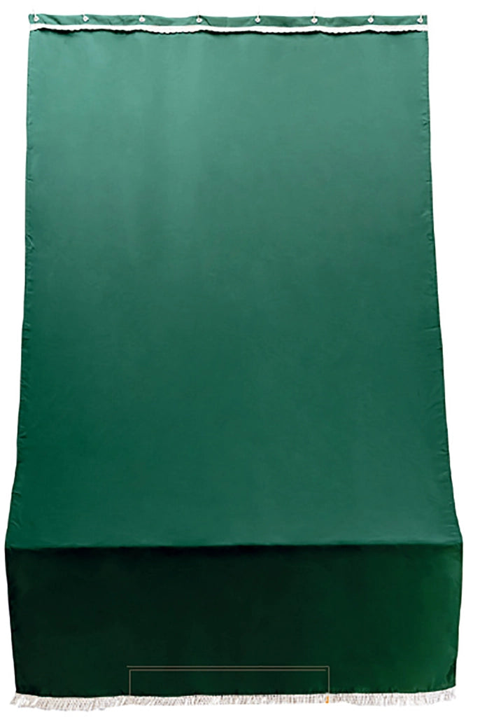 Tenda da Sole per Sormonto 140x300 cm in Poliestere con Anelli Ranieri Verde