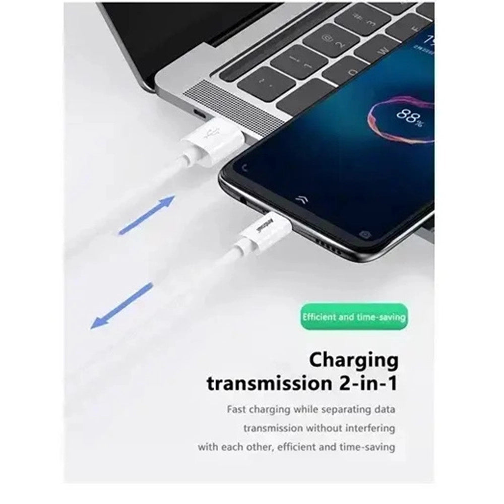 Trade Shop - Cavo Ricarica Rapida Trasferimento Dati Da Usb 2.0 A Micro Usb 3.1a 1mt Flessibile Q-sj1b -