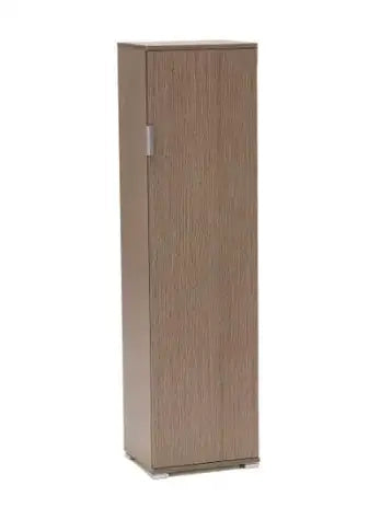 Porta scope un'anta rovere grigio già montato L40 H151 P33