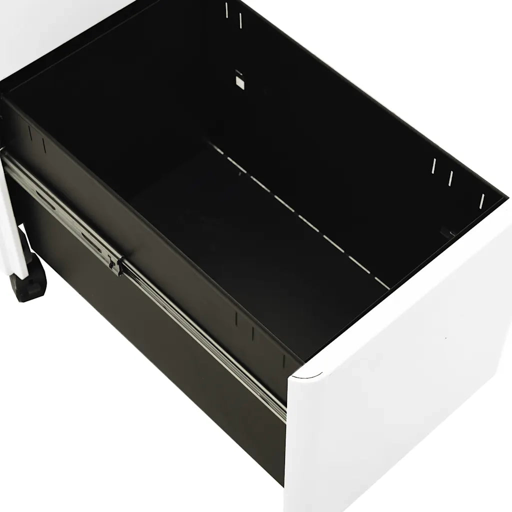 Schedario Mobile Bianco 30x45x59 cm in Acciaio CFW1345486