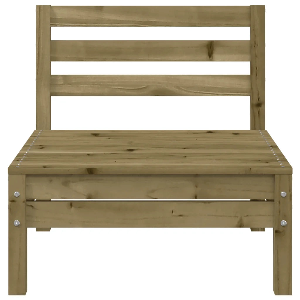 Divano da Giardino a 4 Sedute in Legno Impregnato di Pino 838053