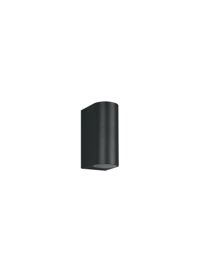Applique Doppia Emissione Led Stondata Roya Antracite H15 cm IP44 Trio Lighting