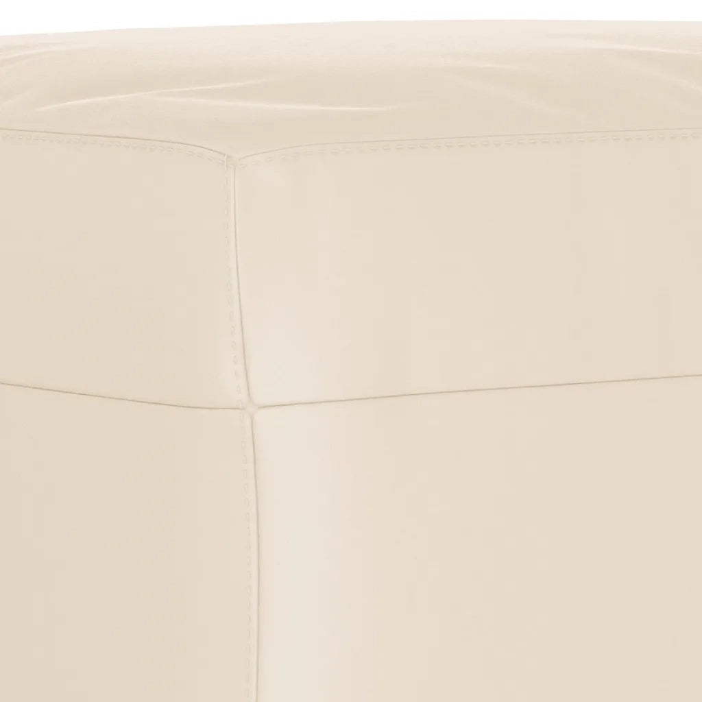 vidaXL Set Divani 4 pz con Cuscini Beige in Tessuto Microfibra
