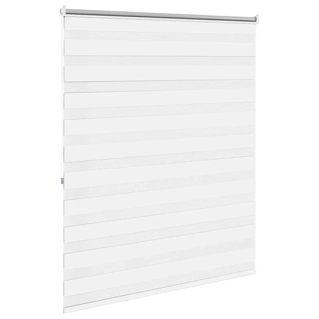 Tenda a rullo zebra 120,9x175 cm Larghezza tessuto 116,7 cm bianco 240214