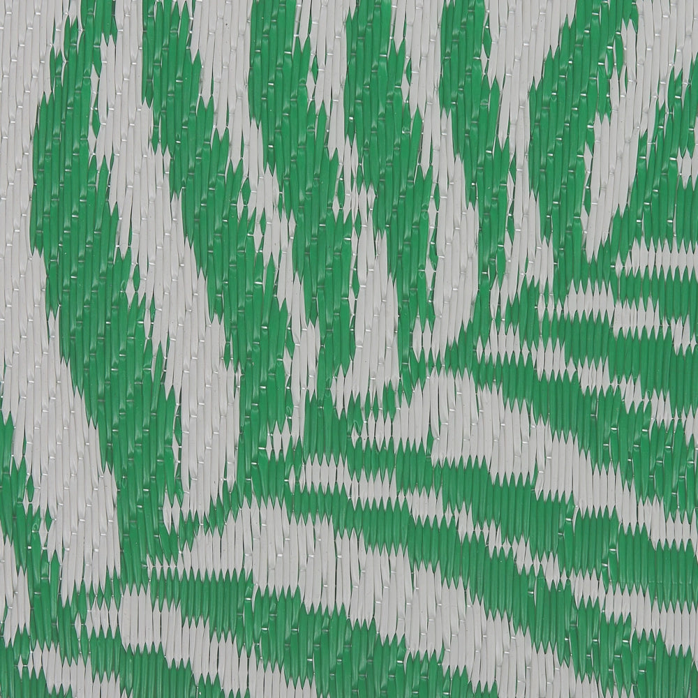 Tappeto da esterno verde sintetico 60 x 105 cm foglia di palma motivo floreale moderno balcone patio terrazza