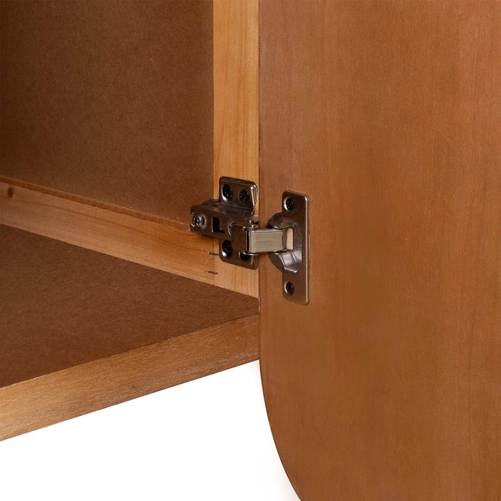 Mobile da ingresso in legno marrone 160x42x81
