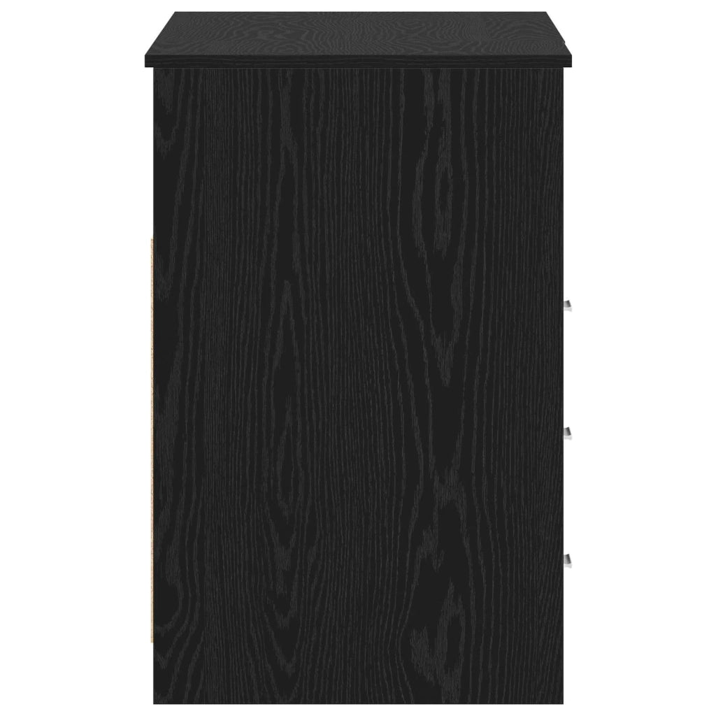 Scrivania Rovere Nero Legno ingegnerizzato 140 x 50 x 76 cm 3332543