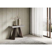 Consolle allungabile 90x40/196 cm Diamante Small Premium telaio Orso - Cashmere