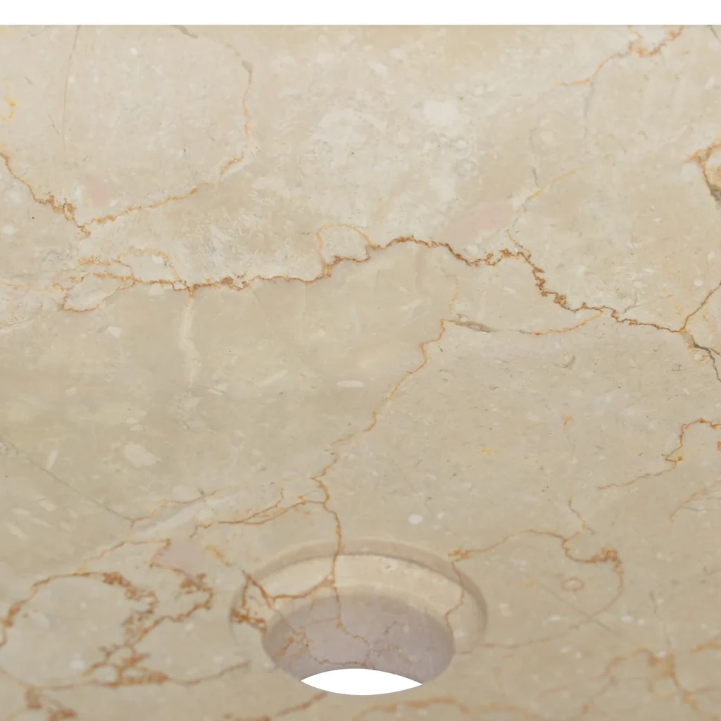 Lavandino Crema 40x40x10 cm in Marmo