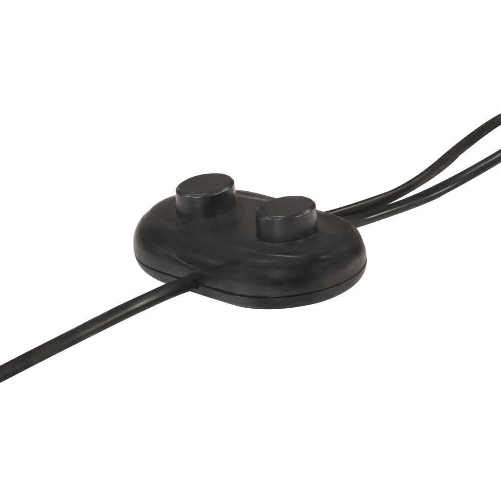 Lampada da Pavimento con 2 Paralumi Bianca E27 in Ghisa cod mxl 72895