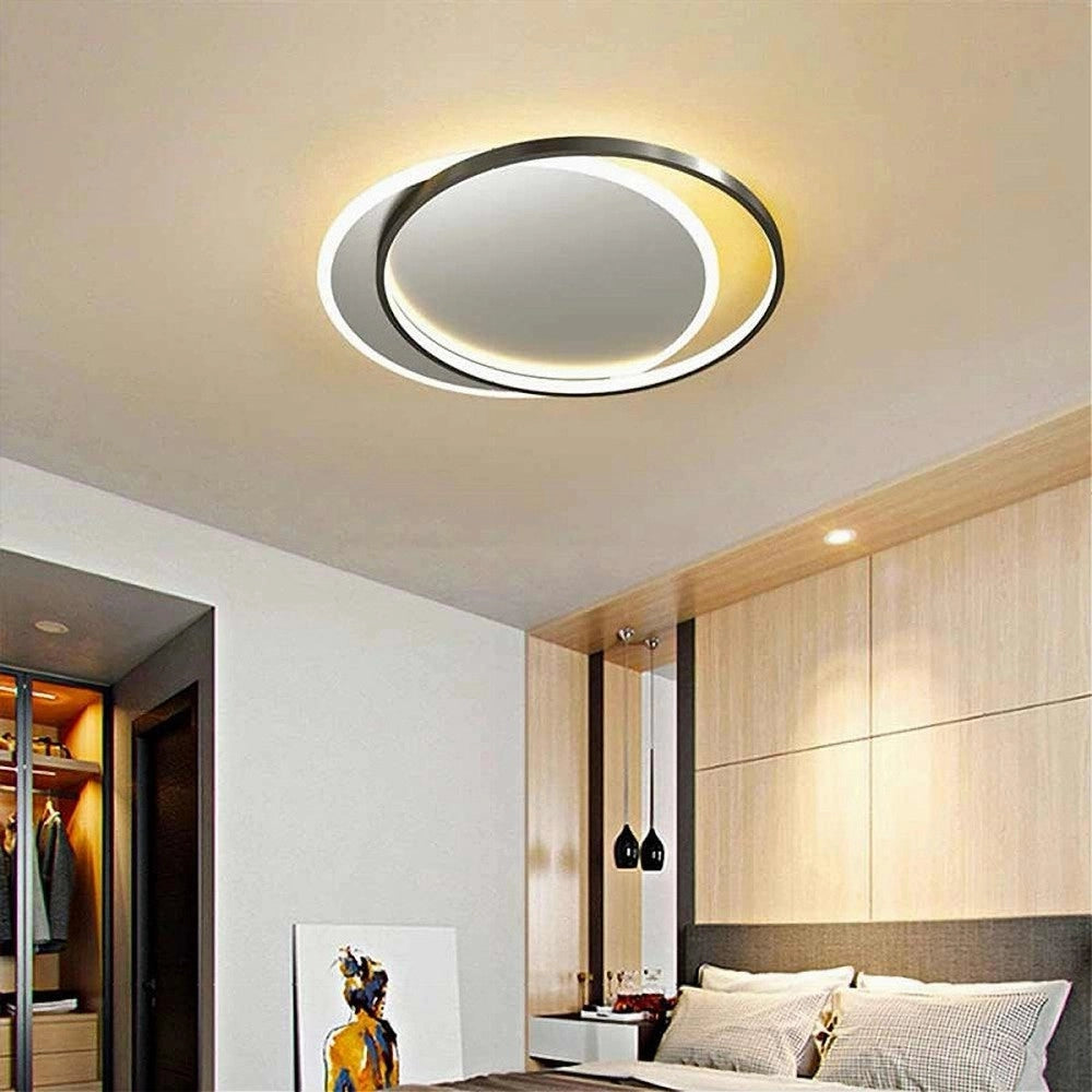 Trade Shop - Plafoniera Da Soffitto Tonda 36 W Lampada Dimmerabile 3 Colorazioni Luce C58-3c -
