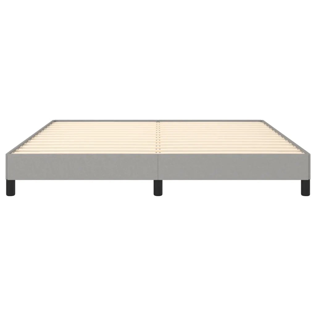 Giroletto senza Materasso Grigio Chiaro 160x200 cm Tessuto 346728