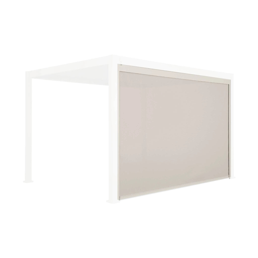 Tenda laterale 4m per pergola 3x4m, beige