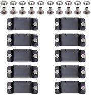 Ottimizzatore per Misurini - 10 Pezzi - Supporto per Cintura di Misurino - Riemstop per Cintura di Attrezzi - Nero - Installazione Facile - Clip per Misurino