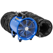 Ventilatore industriale professionale 2700 m³/h diametro 280 mm tubo 10 m blu 14_0010202