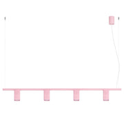 Lampadario RAYO 4 rosa