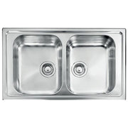 CM Zenith 86x50 2V Lavello ad incasso Rettangolare Acciaio inossidabile