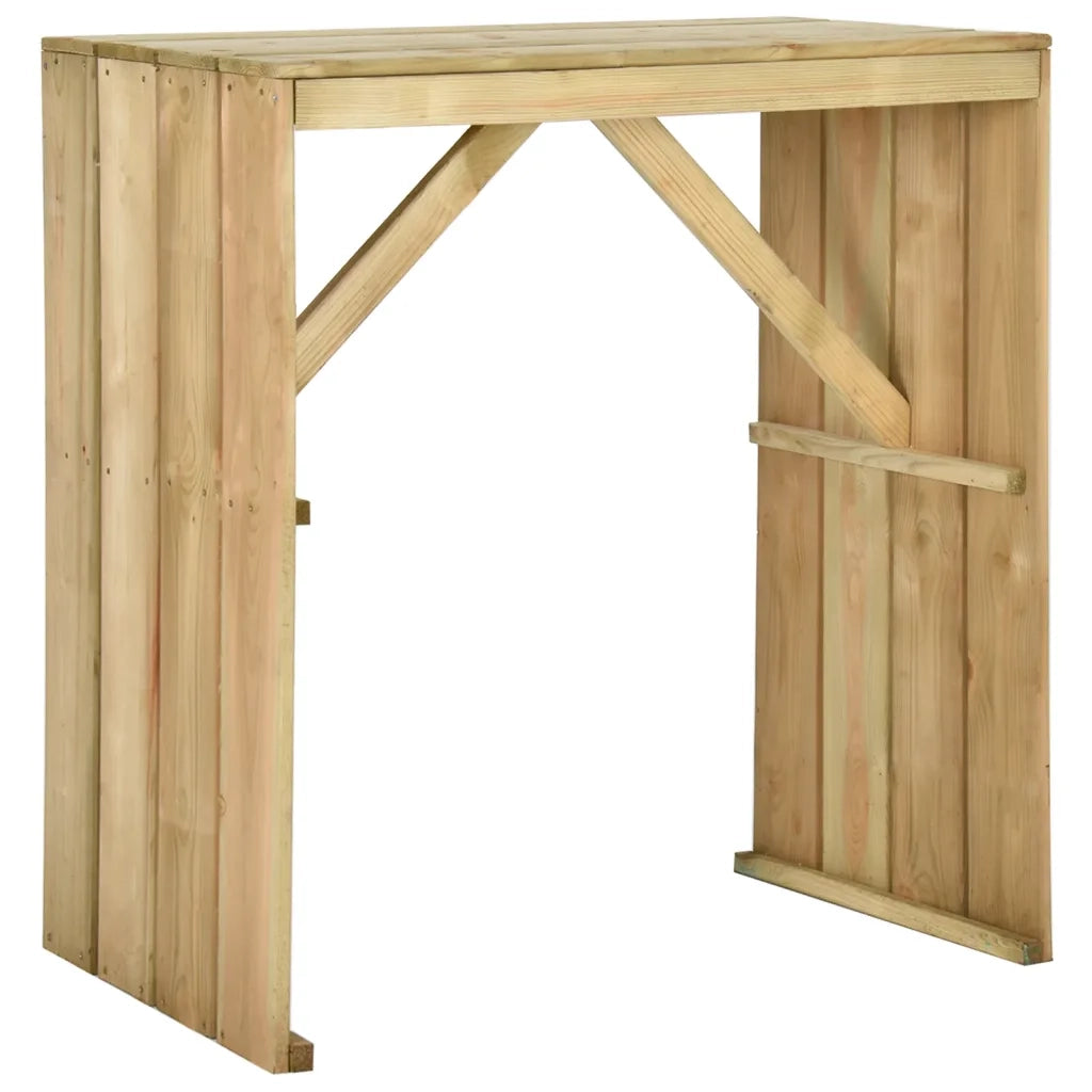 Set Bistr¨° da Giardino 5 pz | Set Salotto da Giardino in Legno di Pino Impregnato