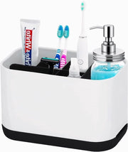Organizzatore per spazzolini da denti multifunzione - 6 alloggiamenti - Organizer - Nero