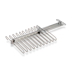 Porta Pantaloni Estraibile per Armadio in Acciaio Emuca Grigio Pietra