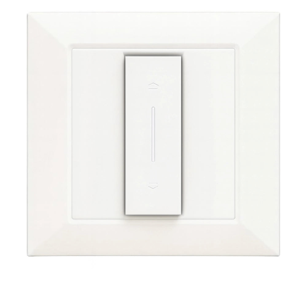 Bticino living now cover illuminabile 1 modulo per pulsanti e tapparelle *** colore bianco, confezione 1