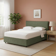 Staines, Letto Singolo Sfoderabile Made in Italy, Verde