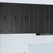 Armadietto a muro PORTO 2 pcs Nero 30 x 31 x 80 cm