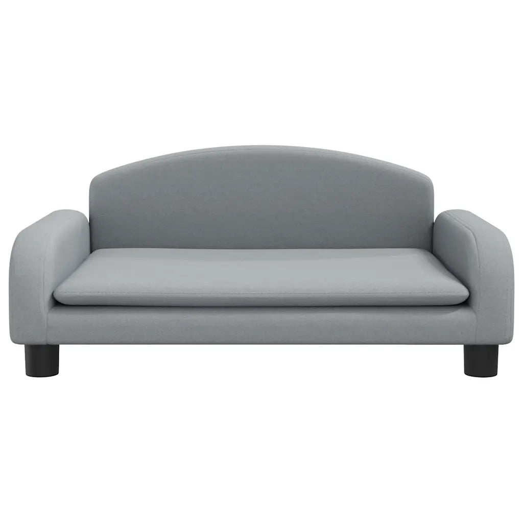Divano per Bambini Grigio Chiaro 70x45x30 cm in Tessuto 3196358