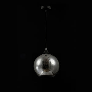 Lampada pendente Pendant in Metallo Bergen Nero