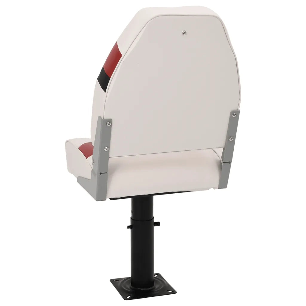 vidaXL Sedili Barca con Supporto 2pz Altezza Regolabile Girevole 360°