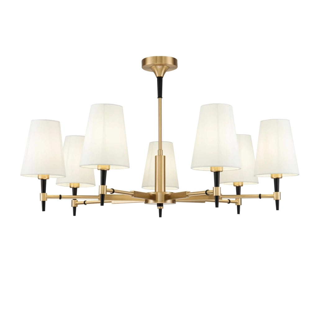 Lampadario House in Metallo Zaragoza Ottone