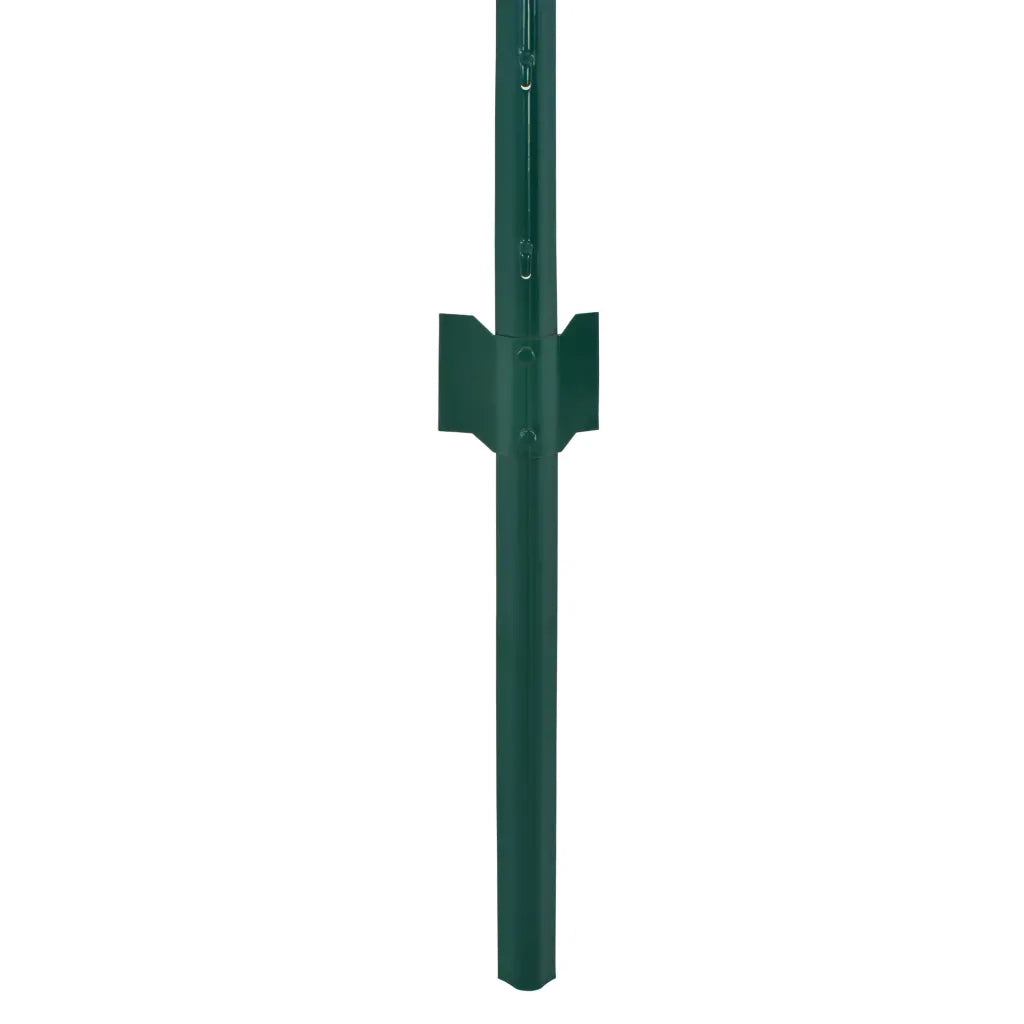 Rete per Recinzione con Pali in Acciaio 25x1,5 m Verde 144606