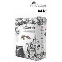 Multipack 6 confezioni assorbello tappetini igienici carbone attivo charcoal per cani 60x60