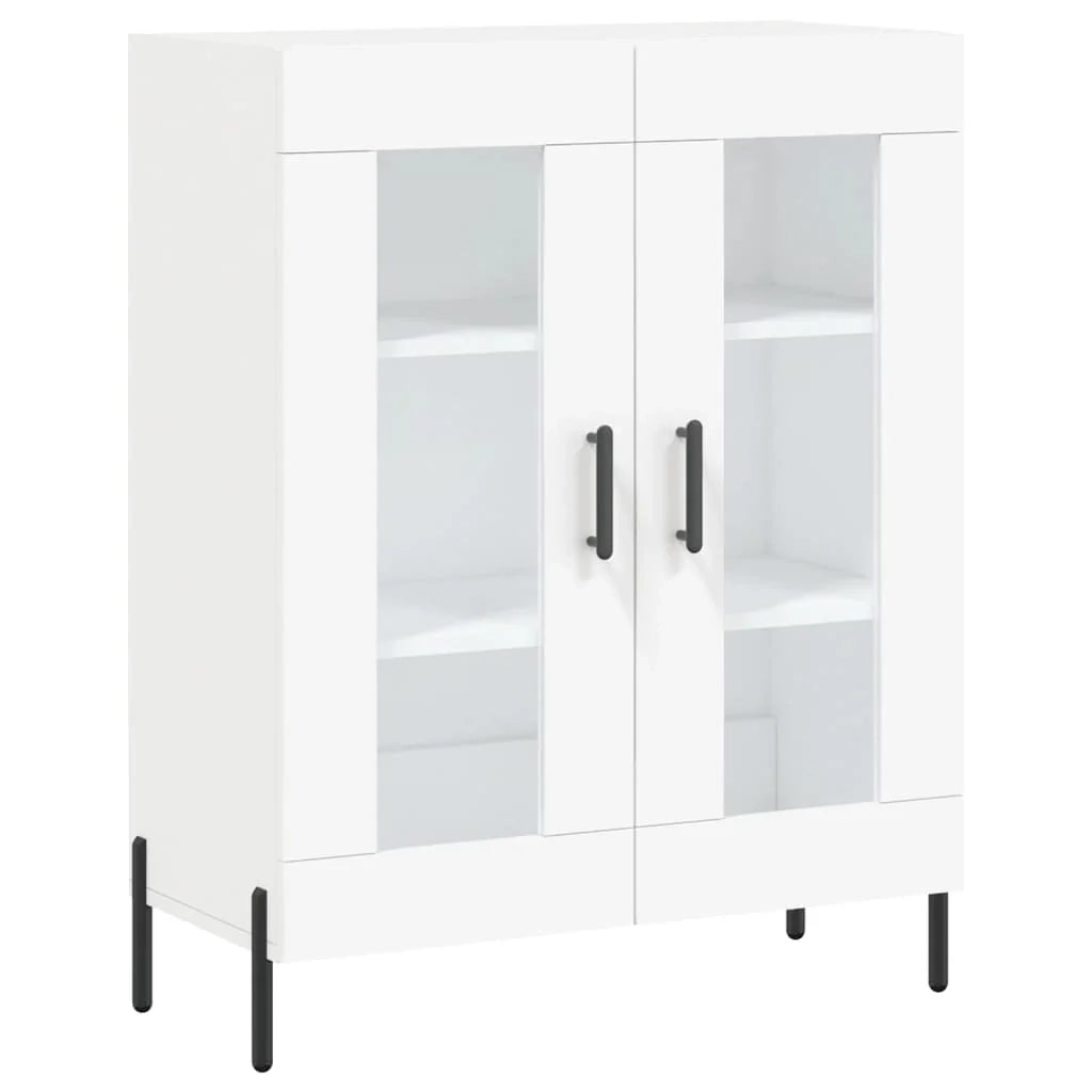 Buffet credenza cassettiera mobiletto mobile contenitore organizer cucina soggiorno salotto alto 69,5 x 34 x 180 cm legno ingegnerizzato bianco 02_0032662