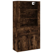 Credenza | Madia | Buffet da pranzo | Armadio da pranzo Rovere Fumo in Legno Multistrato