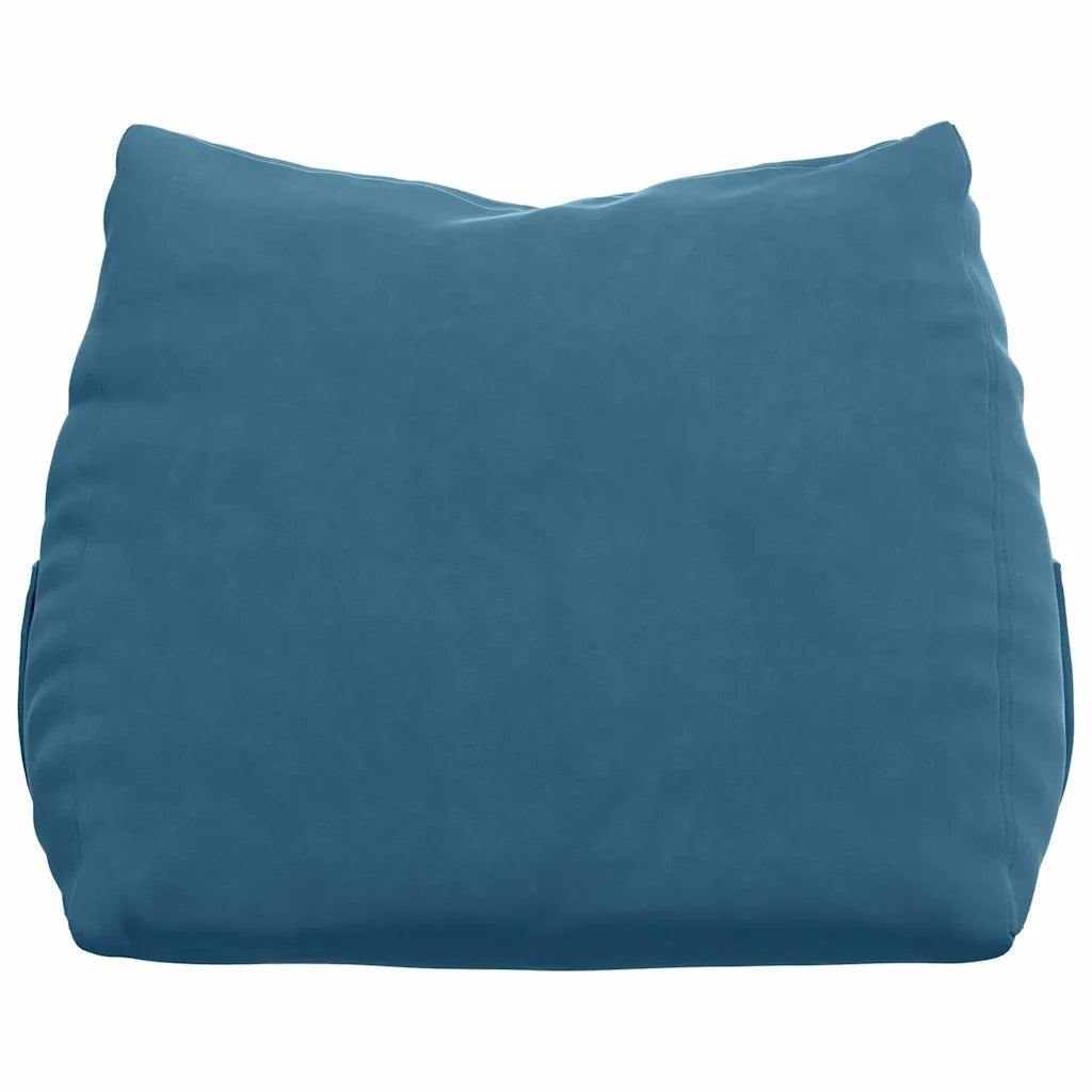Cuscino per Schiena Blu 60 x 20 x 50 cm Tessuto in Cords
